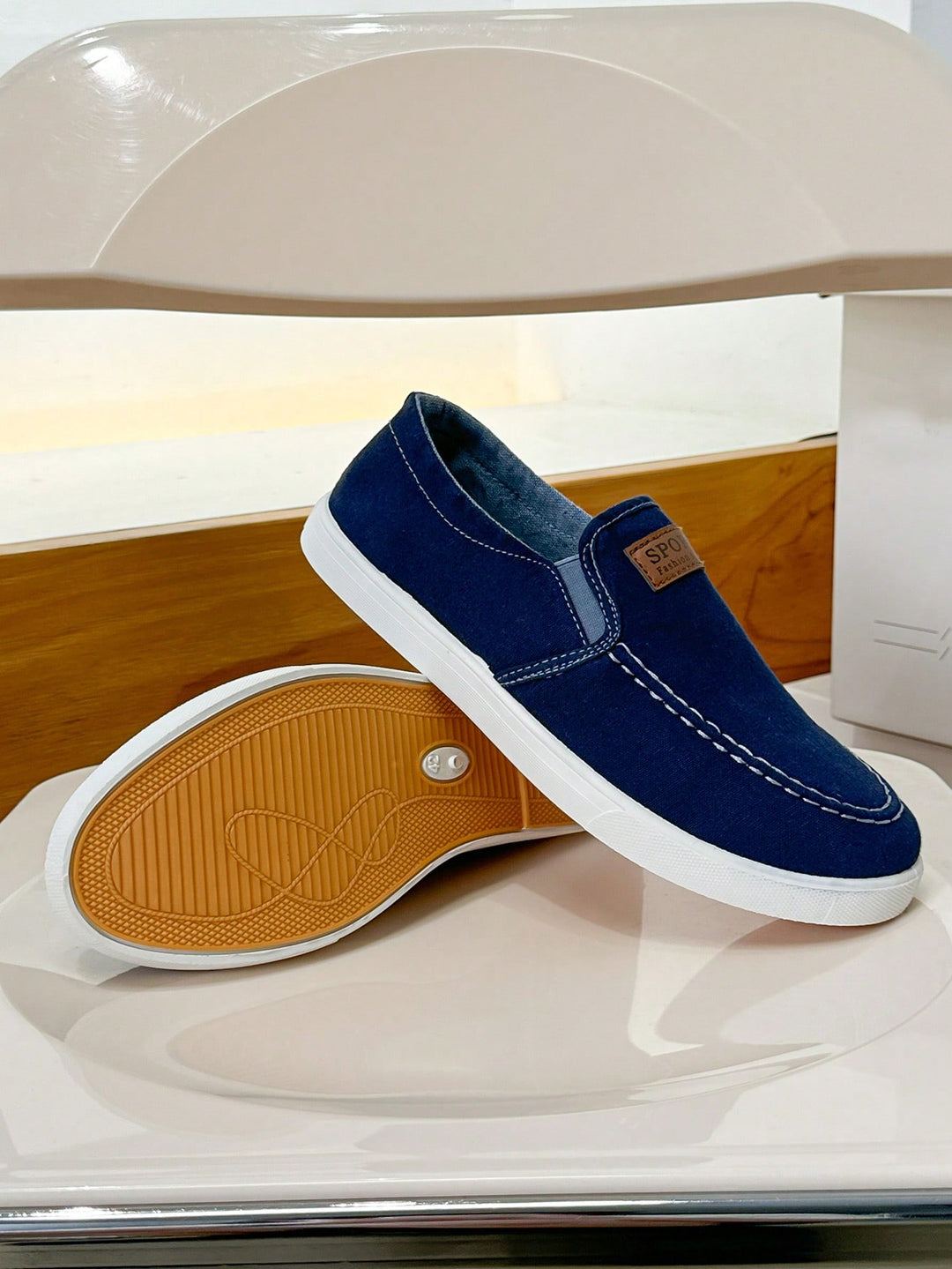 Mocasini SHEIN, albastru