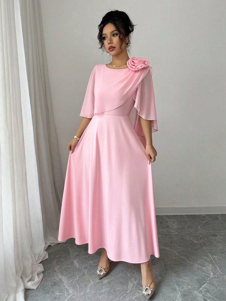 Rochie maxi SHEIN, roz