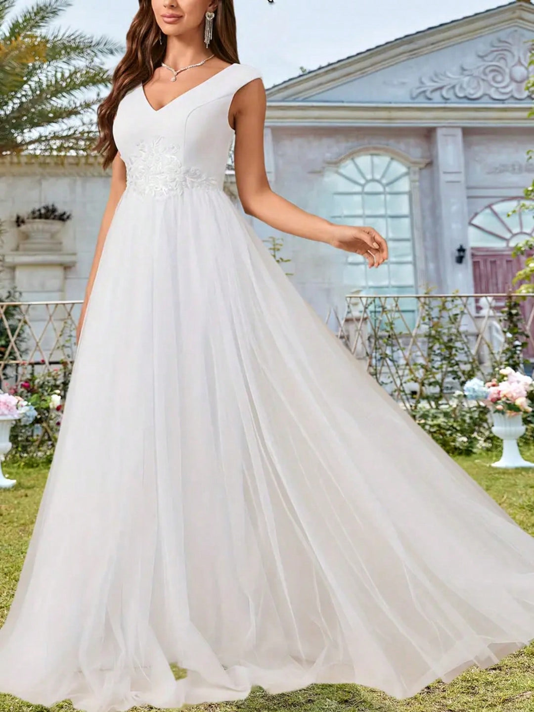 SHEIN Wedding Dress, White
