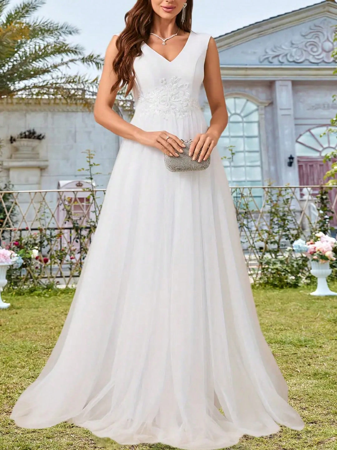 SHEIN Wedding Dress, White