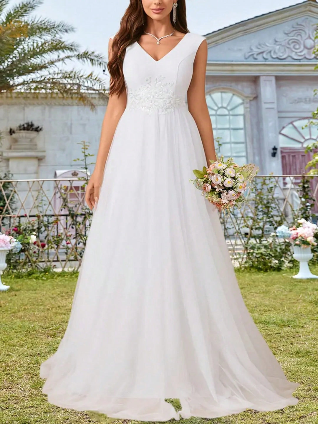SHEIN Wedding Dress, White