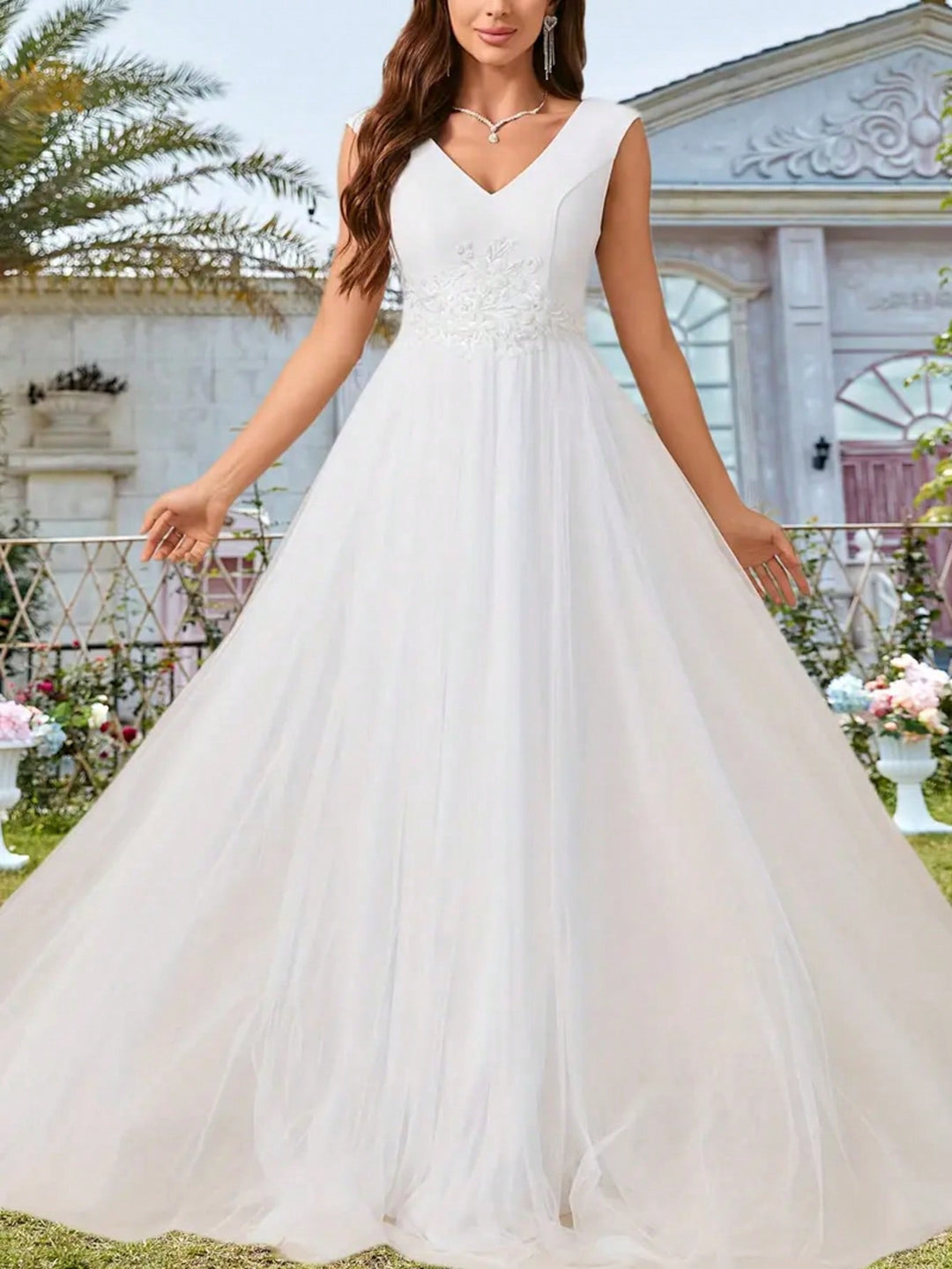 Rochie de mireasă SHEIN, alb