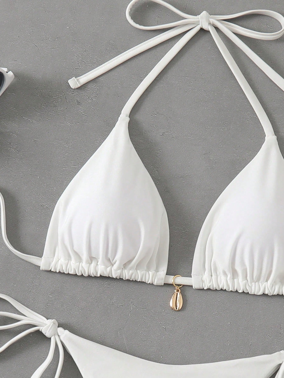 Set bikini SHEIN, alb