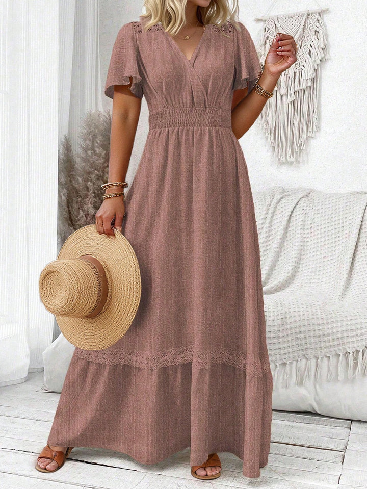 SHEIN maxi ruha, rózsaszín