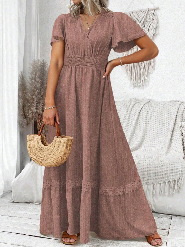 SHEIN maxi ruha, rózsaszín