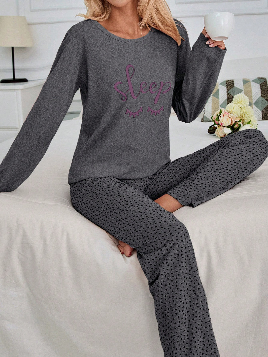 Pijama SHEIN, gri