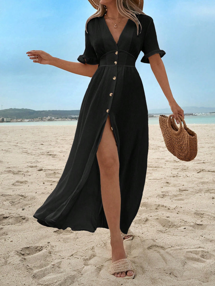 Rochie maxi SHEIN, negru