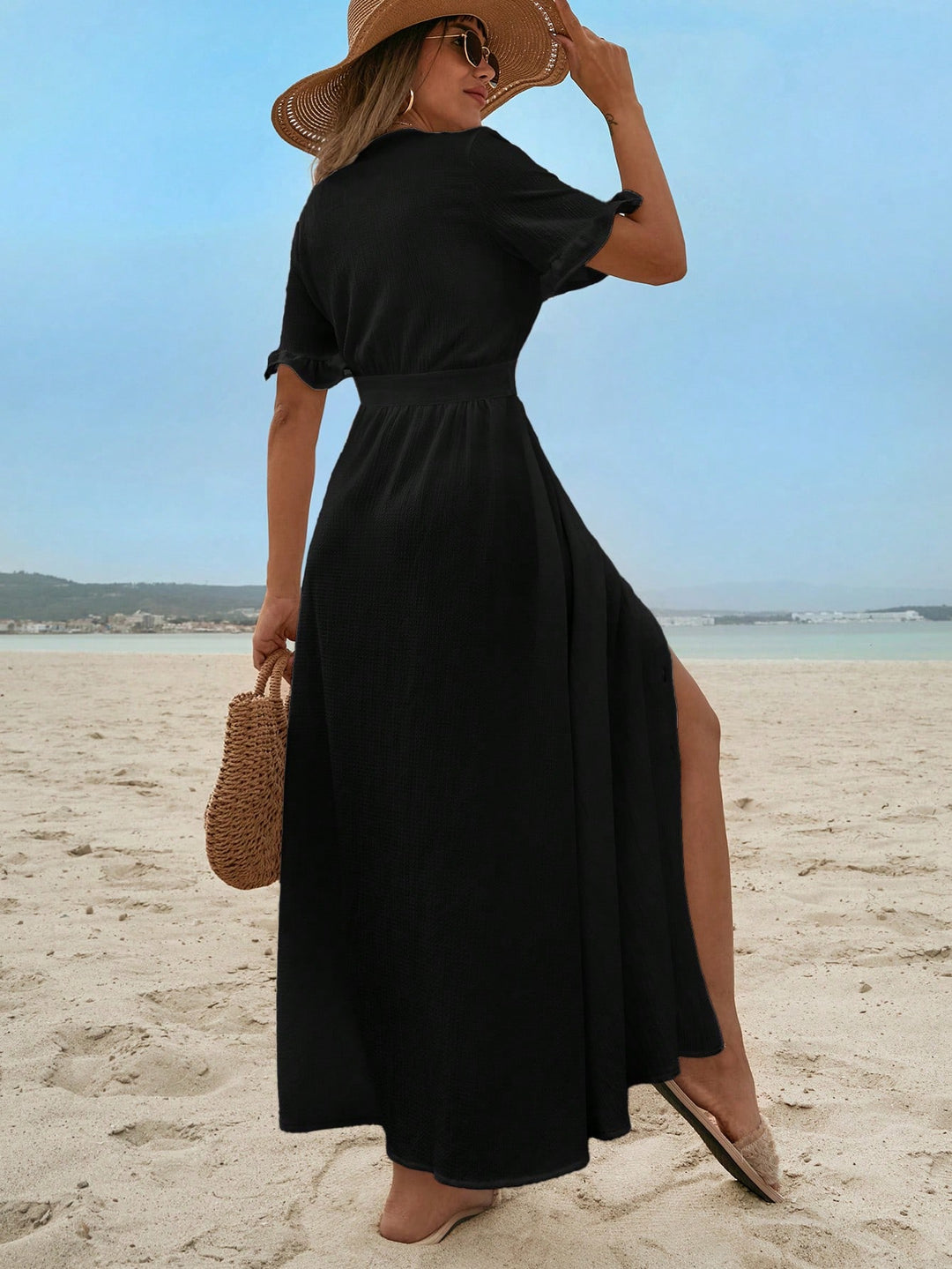 Rochie maxi SHEIN, negru