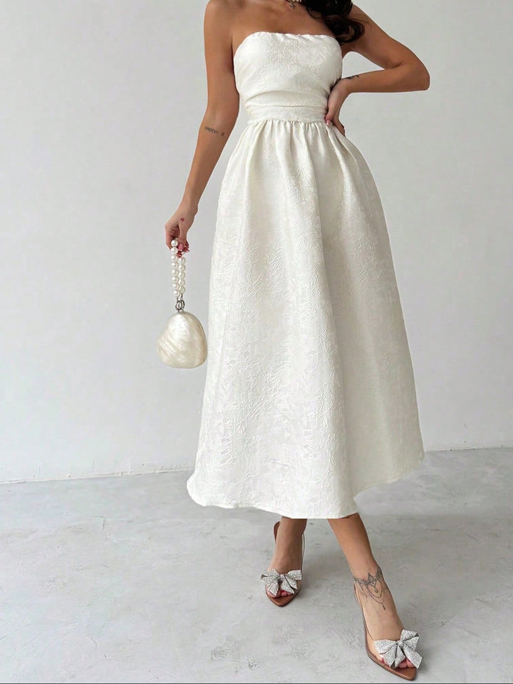Rochie mini Shein, crem