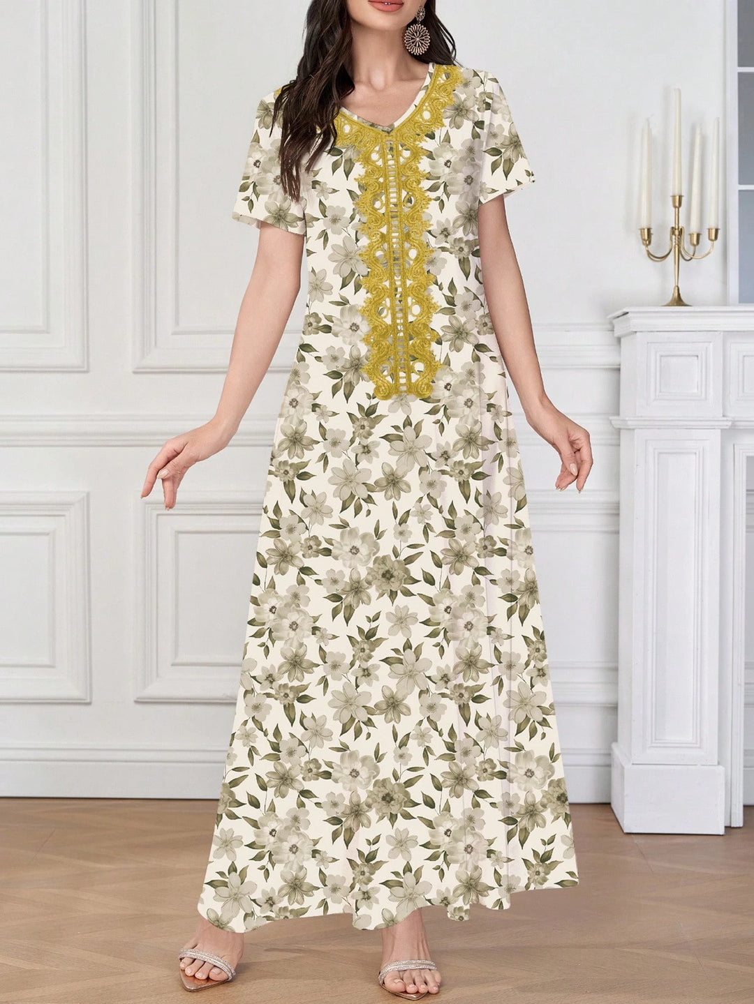 Rochie maxi SHEIN, mix culori