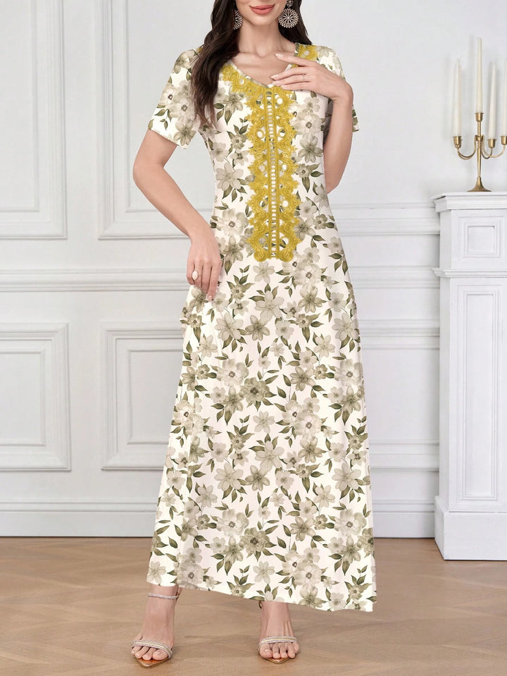 Rochie maxi SHEIN, mix culori