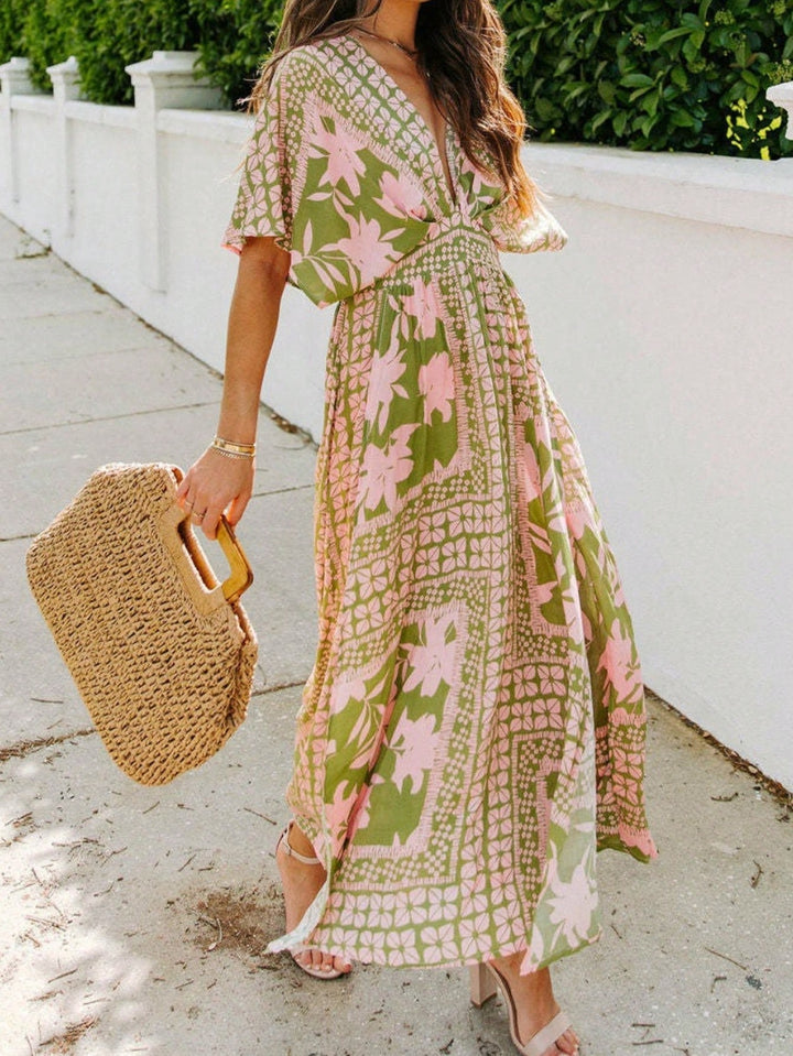 Rochie maxi SHEIN, mix culori