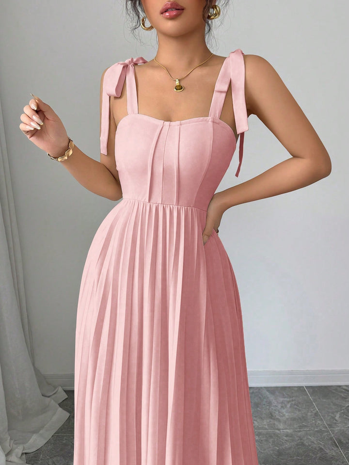 SHEIN maxi ruha, rózsaszín