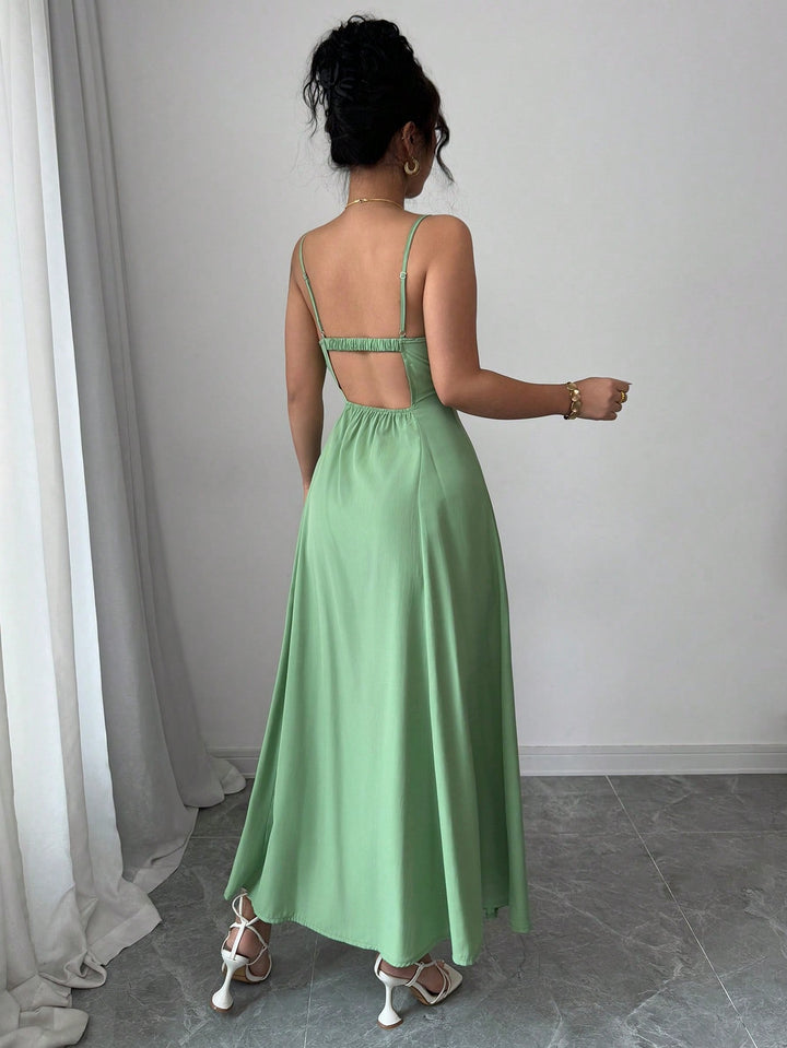 Rochie midi SHEIN, verde