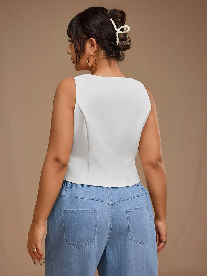 Top SHEIN, crem