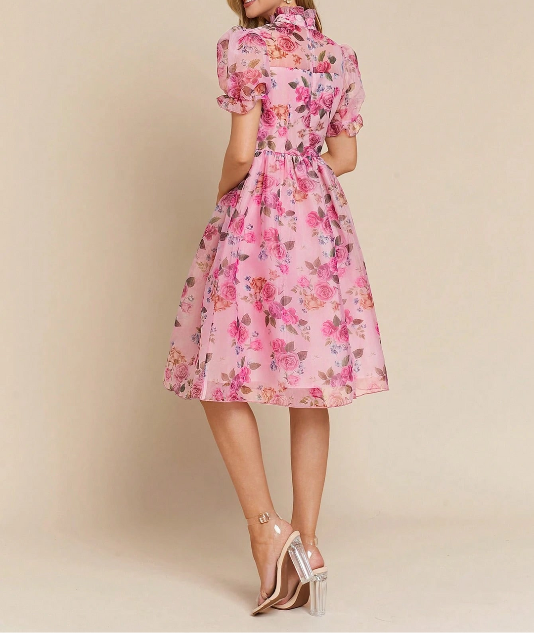 SHEIN Midi Dress, Pink