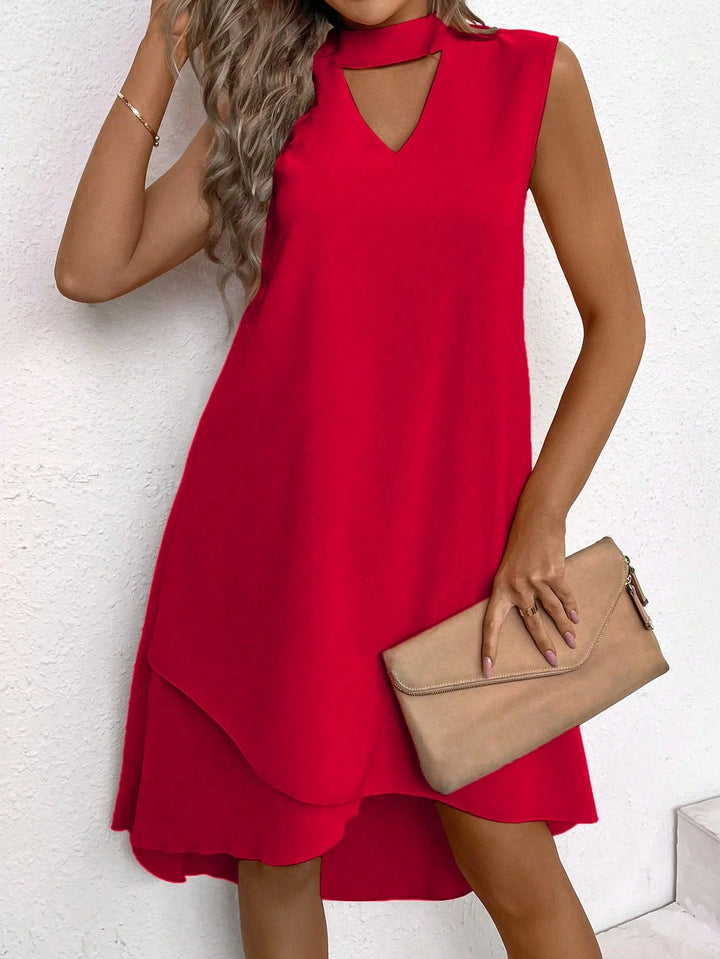 Rochie midi SHEIN, roșu
