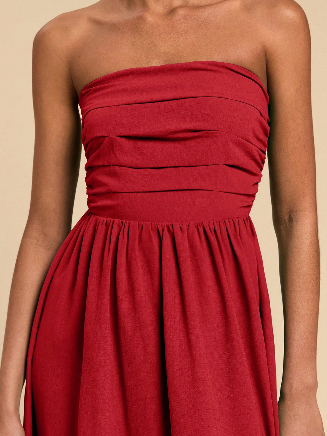 SHEIN maxi ruha, piros