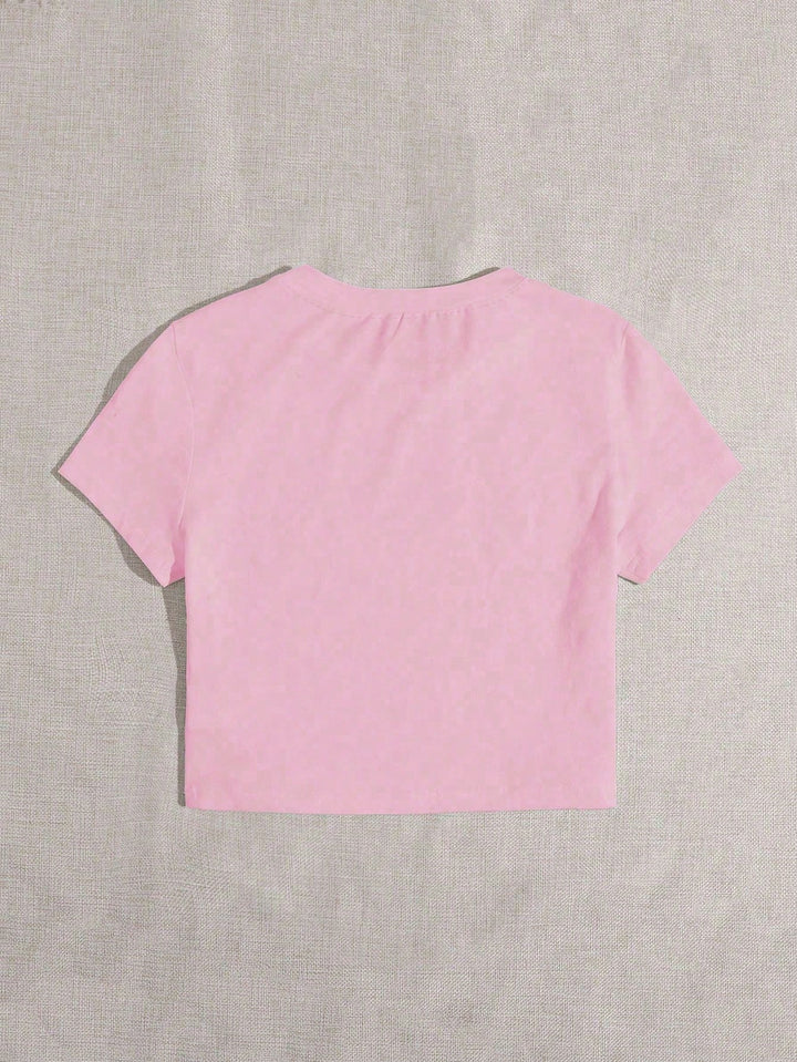 Tricou SHEIN, roz