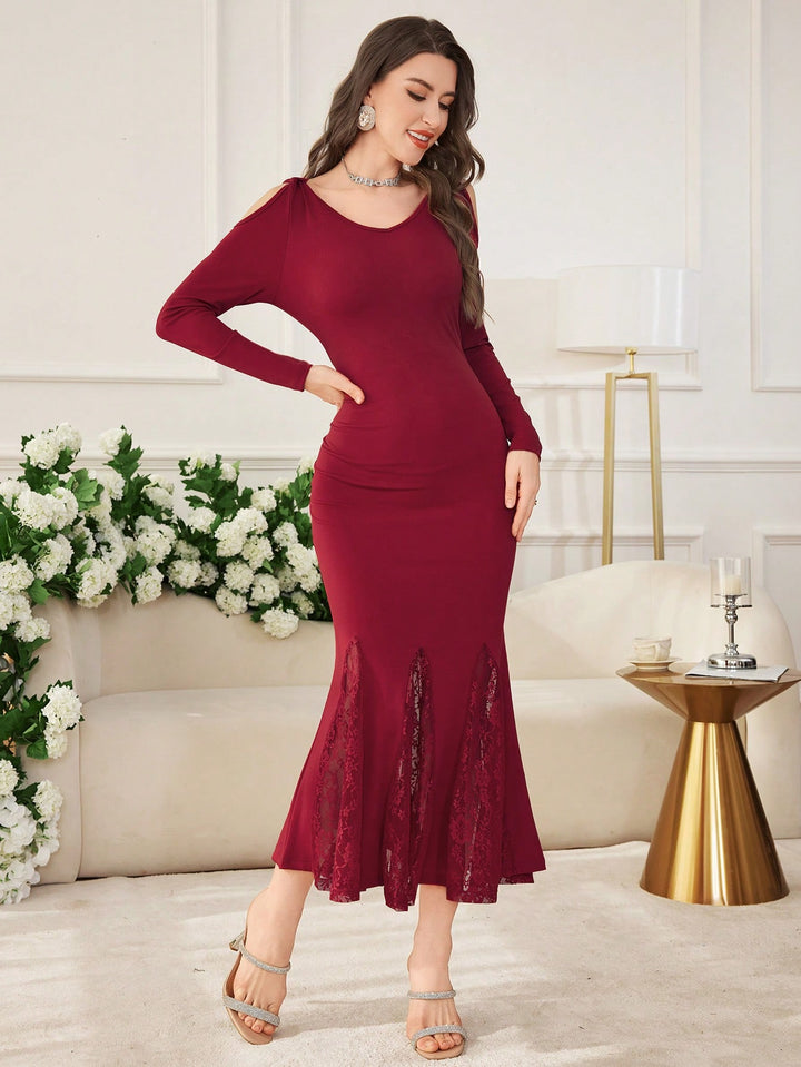 Rochie maxi SHEIN, roșu