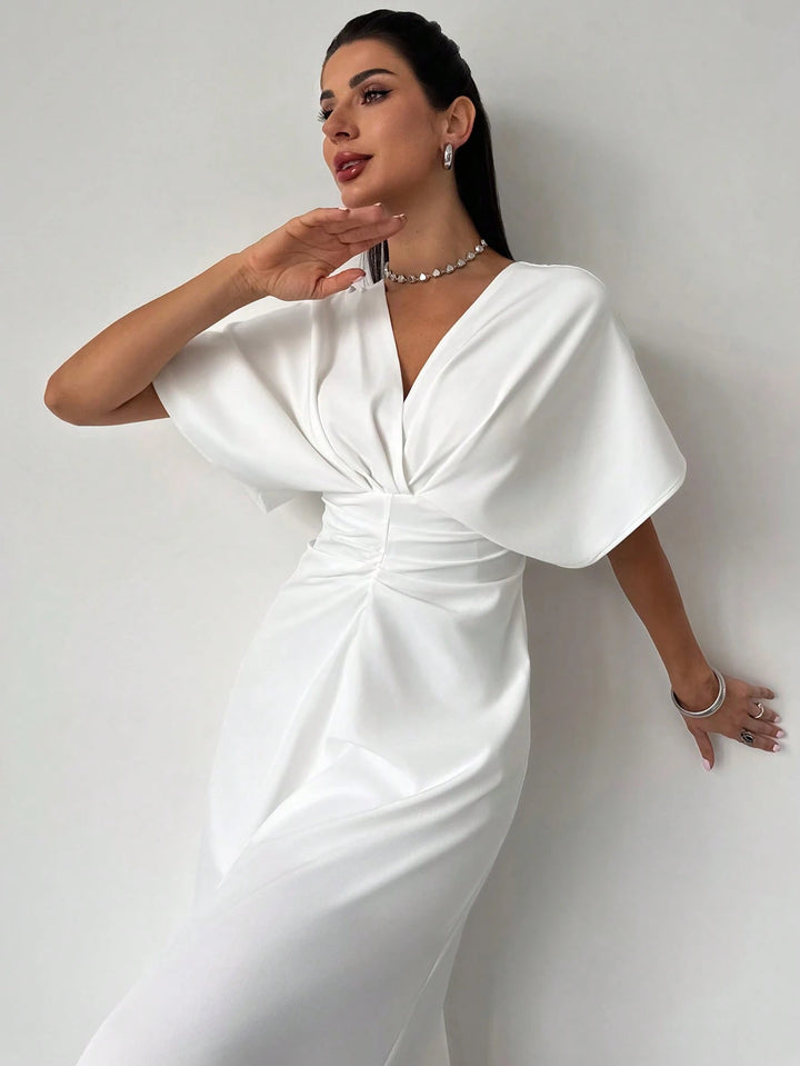 Rochie maxi SHEIN, alb