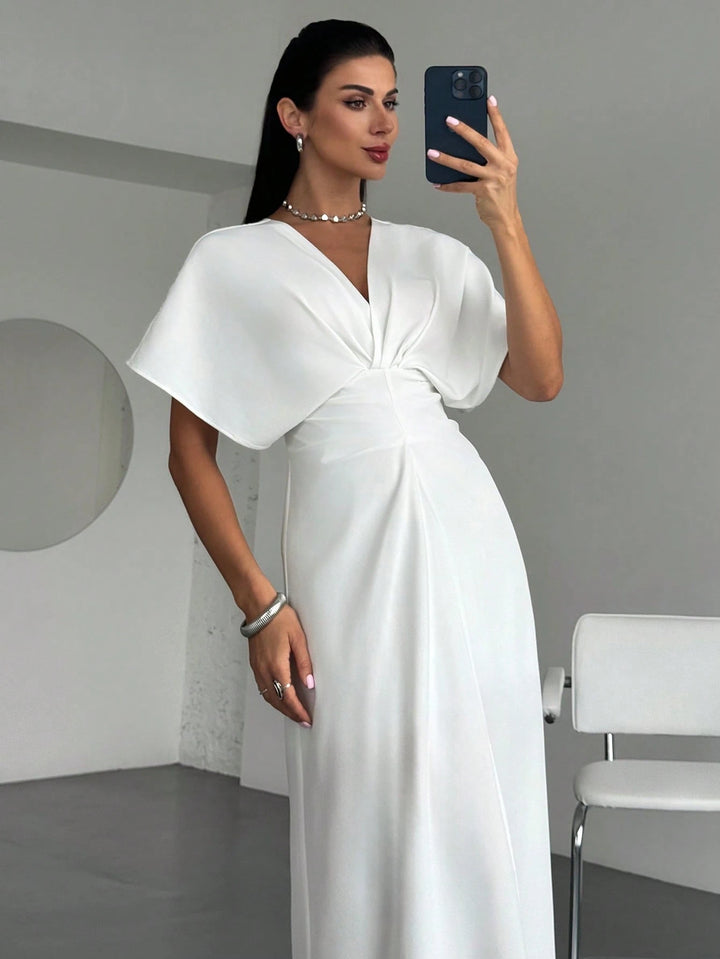 Rochie maxi SHEIN, alb