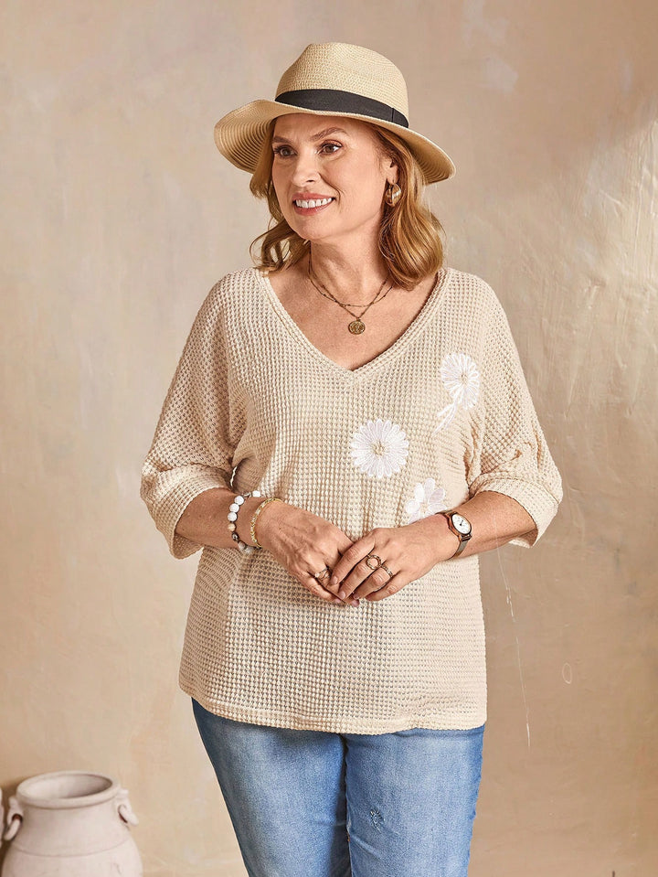 SHEIN póló, khaki
