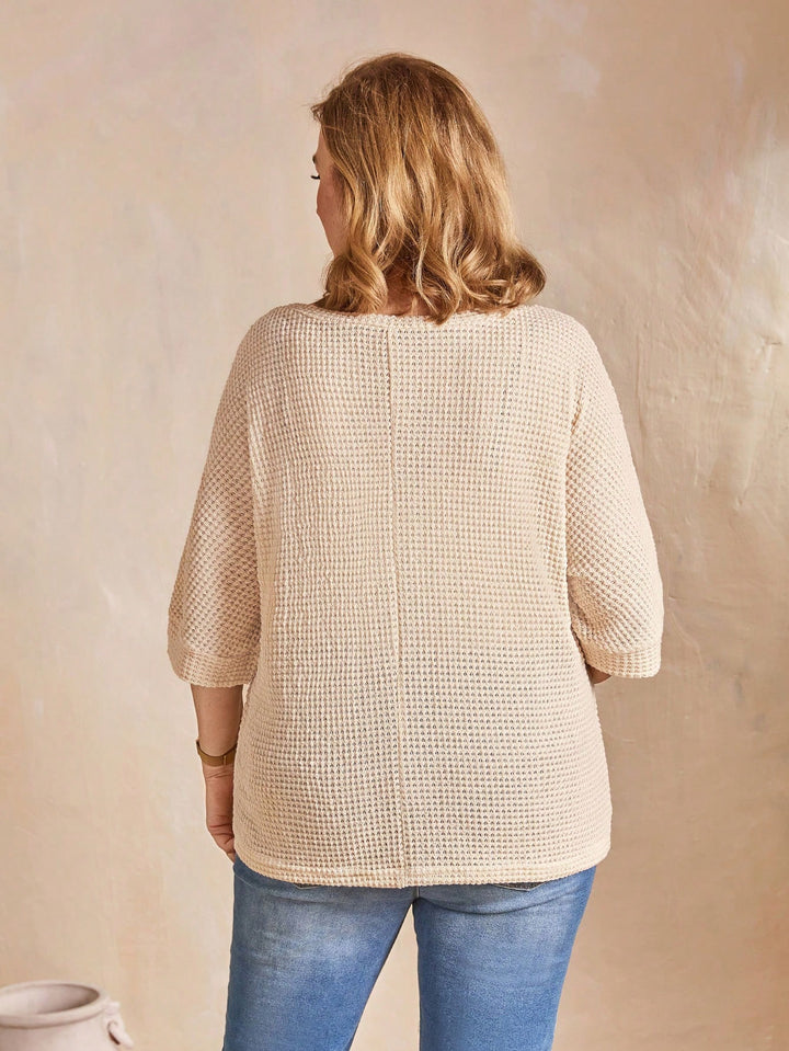 SHEIN póló, khaki