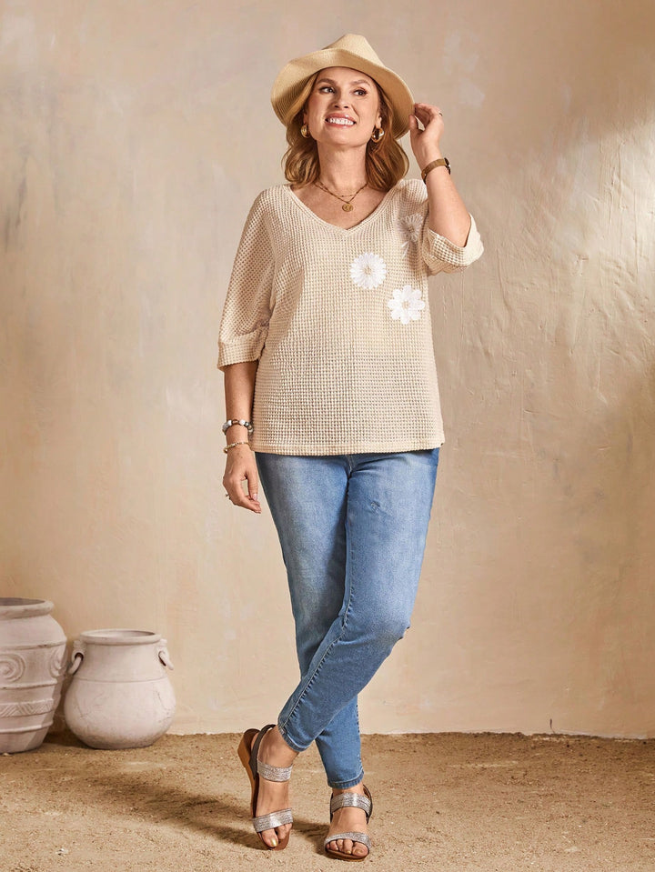 Tricou SHEIN, kaki
