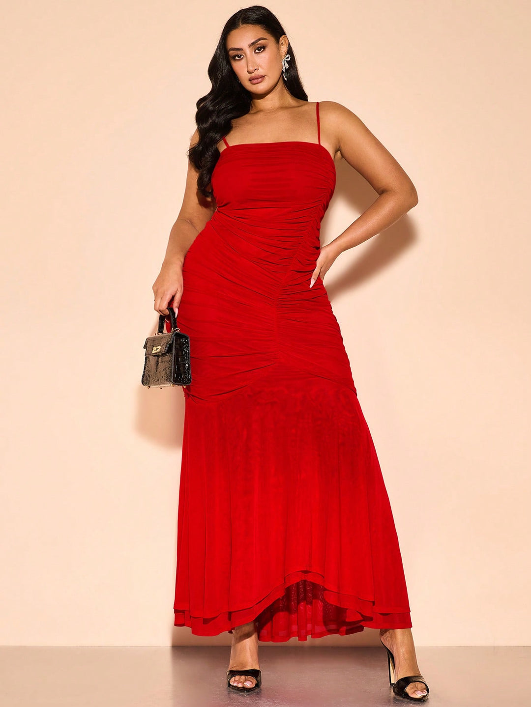 Rochie maxi SHEIN, roșu