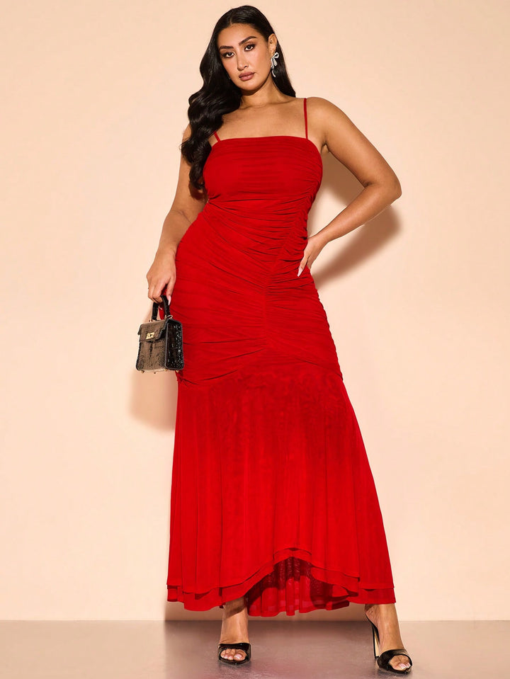 Rochie maxi SHEIN, roșu