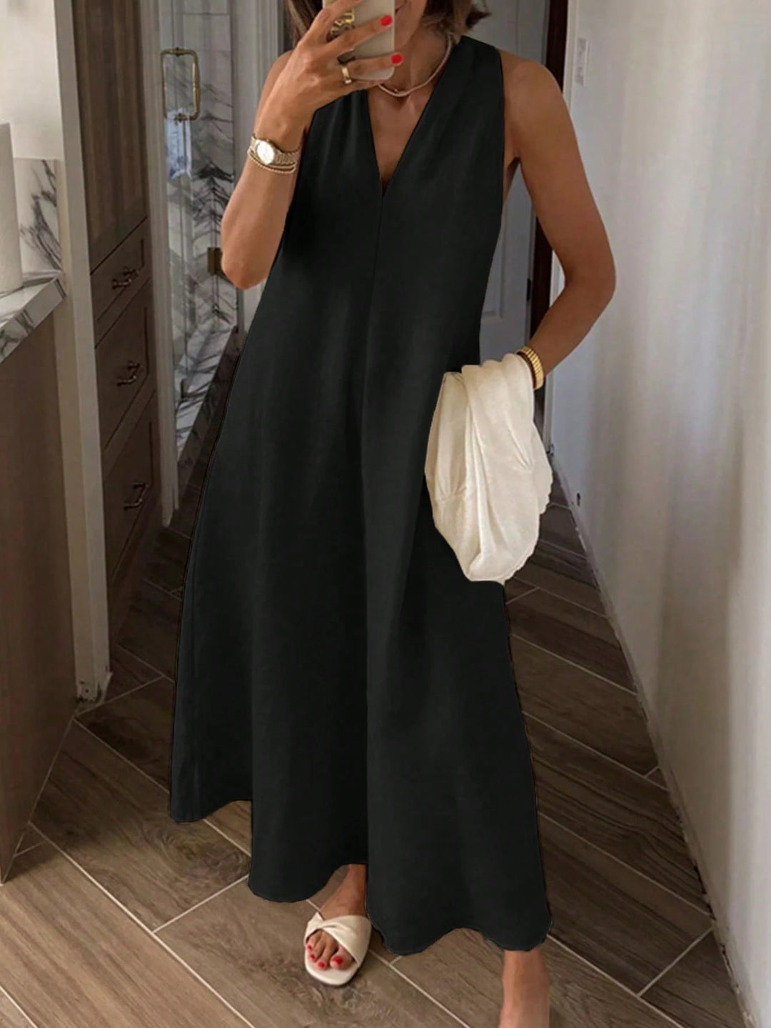 Rochie maxi SHEIN, negru