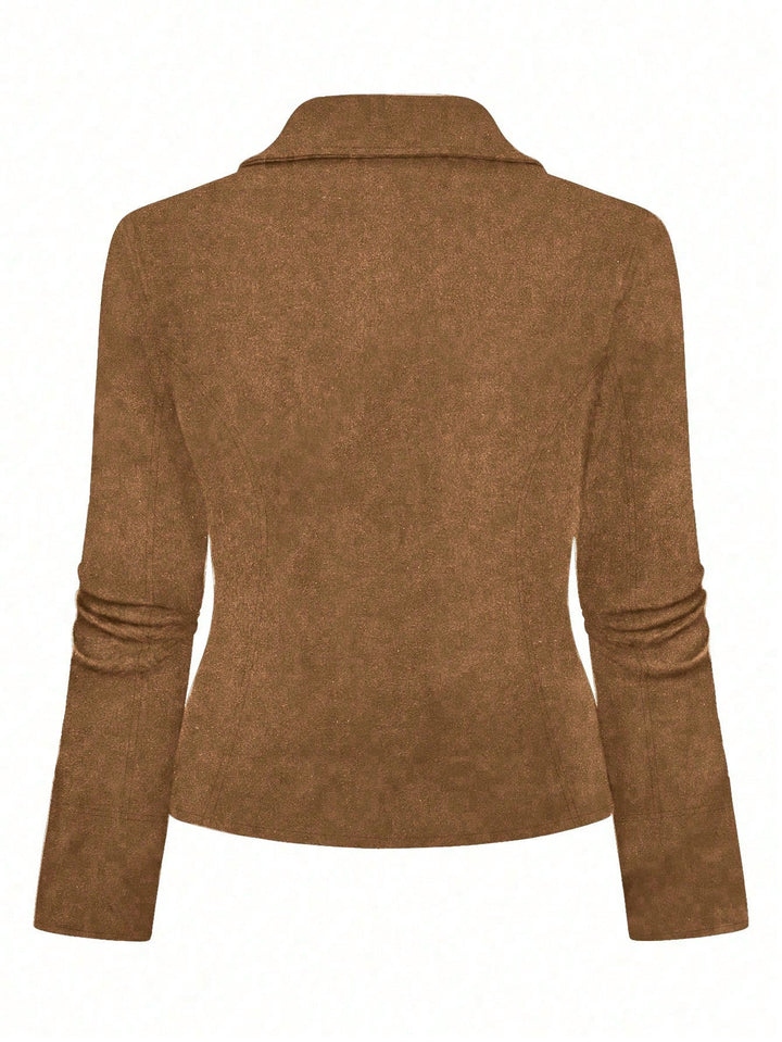SHEIN Jacket, brown