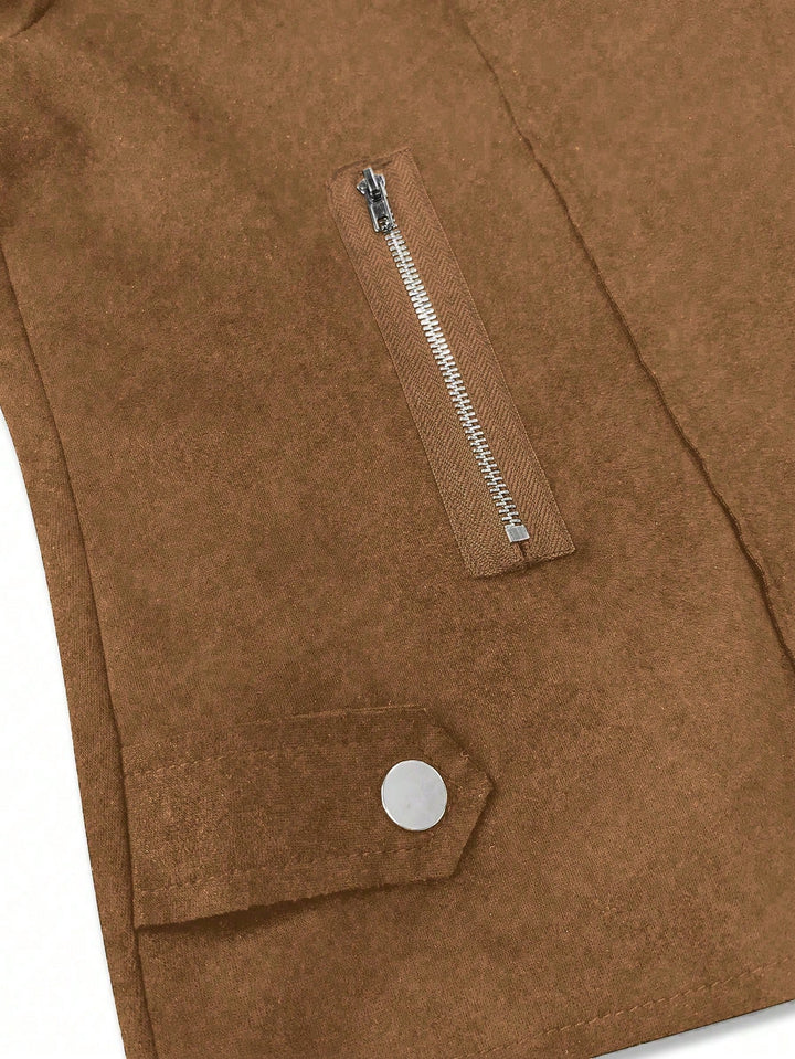 SHEIN Jacket, brown
