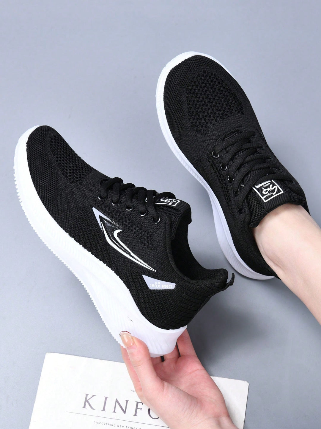 Pantofi sport SHEIN, negru