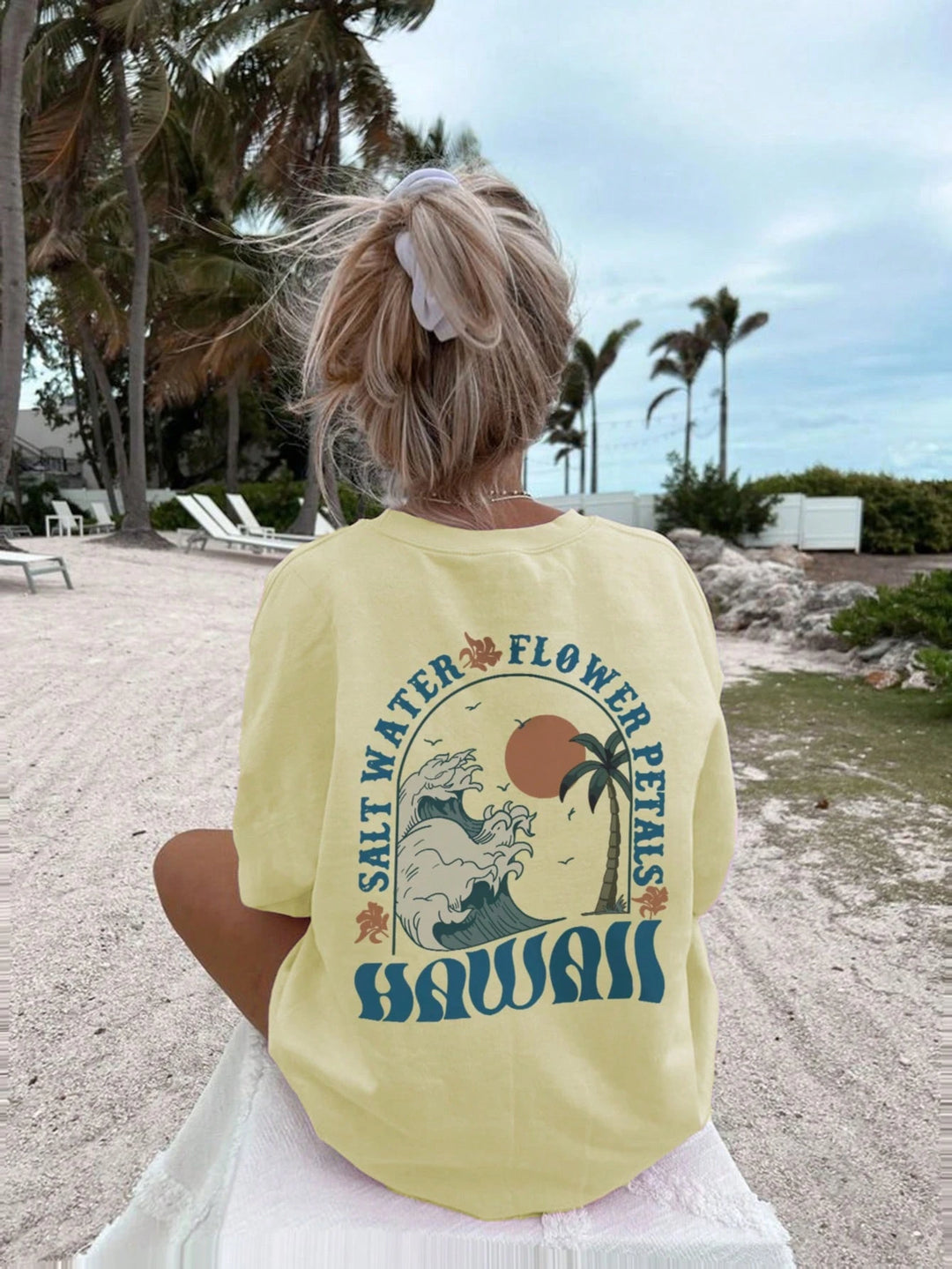 Tricou SHEIN, galben