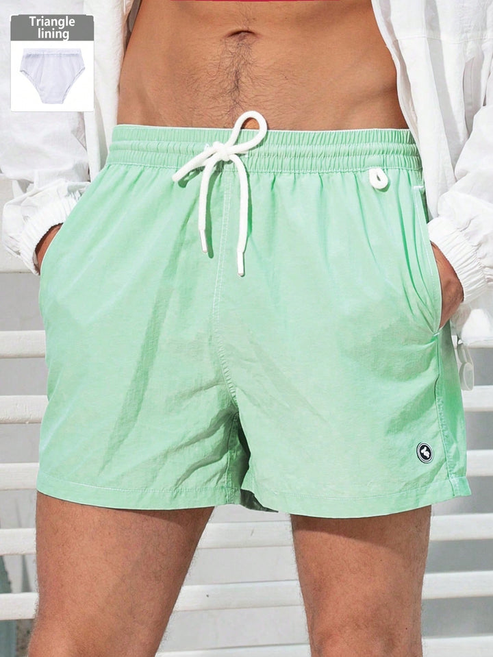 Short de plajă SHEIN, verde
