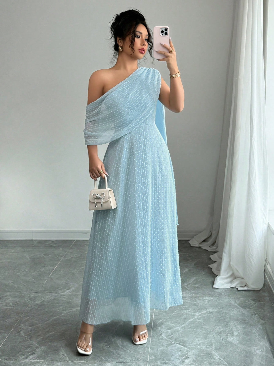 Rochie maxi SHEIN, albastru