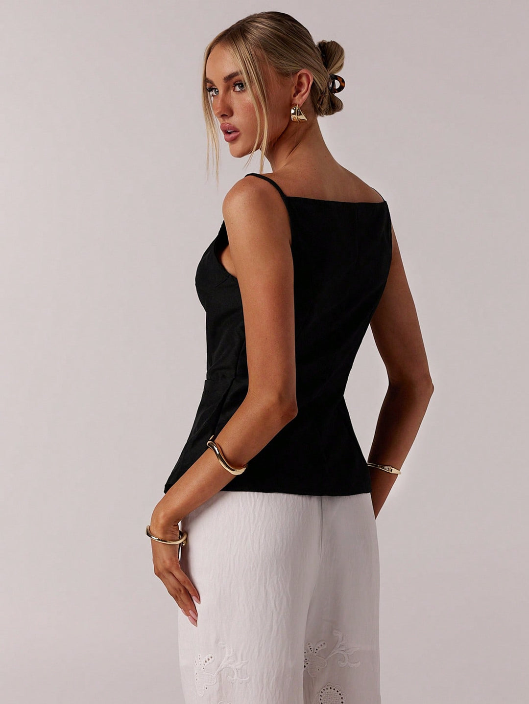 Top SHEIN, negru