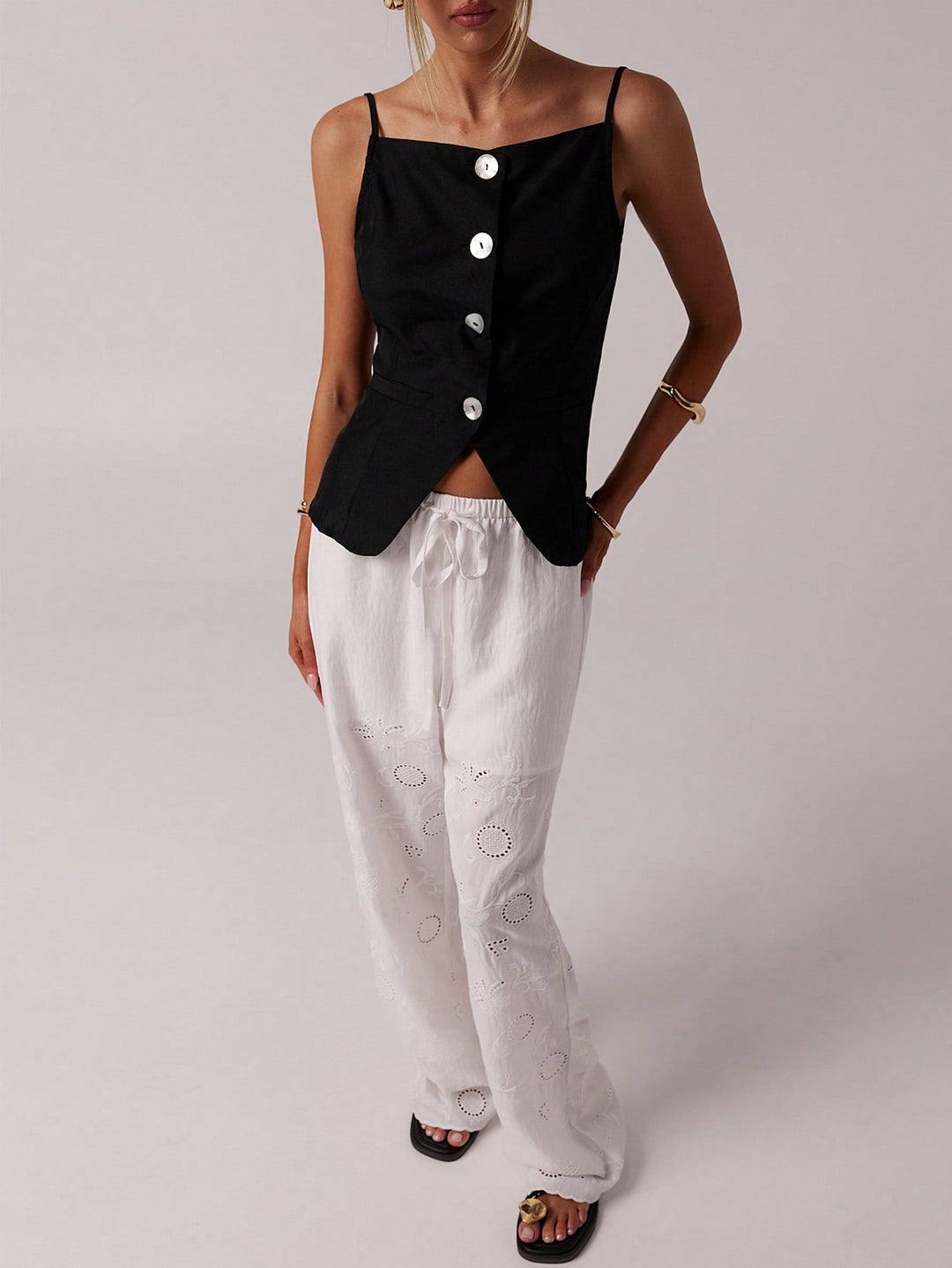 Top SHEIN, negru