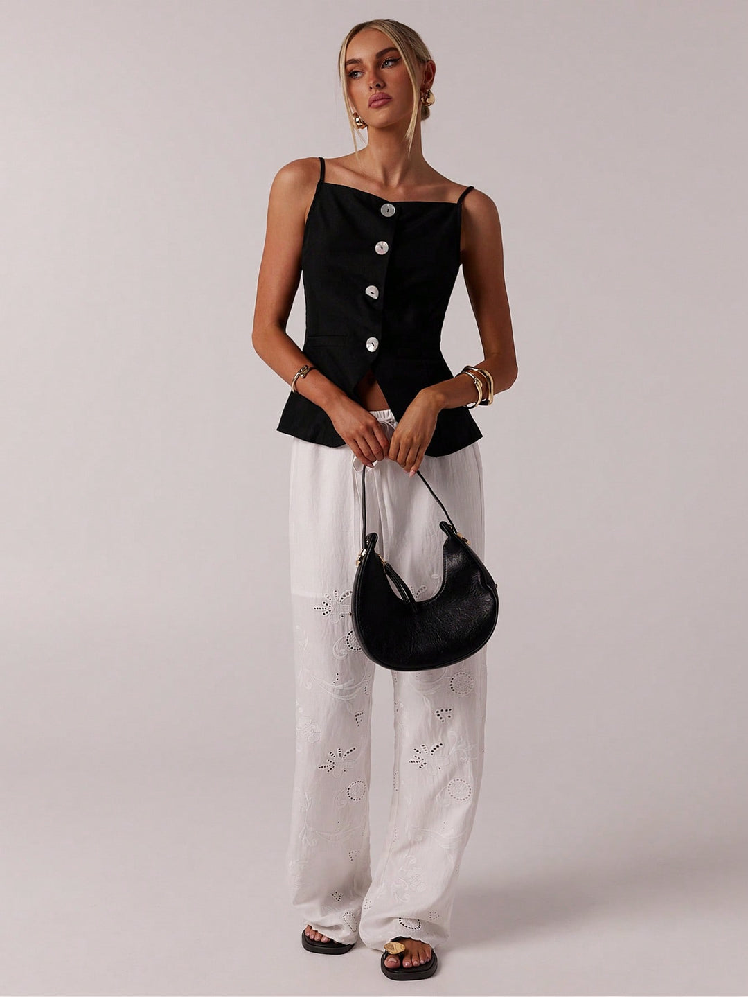 Top SHEIN, negru