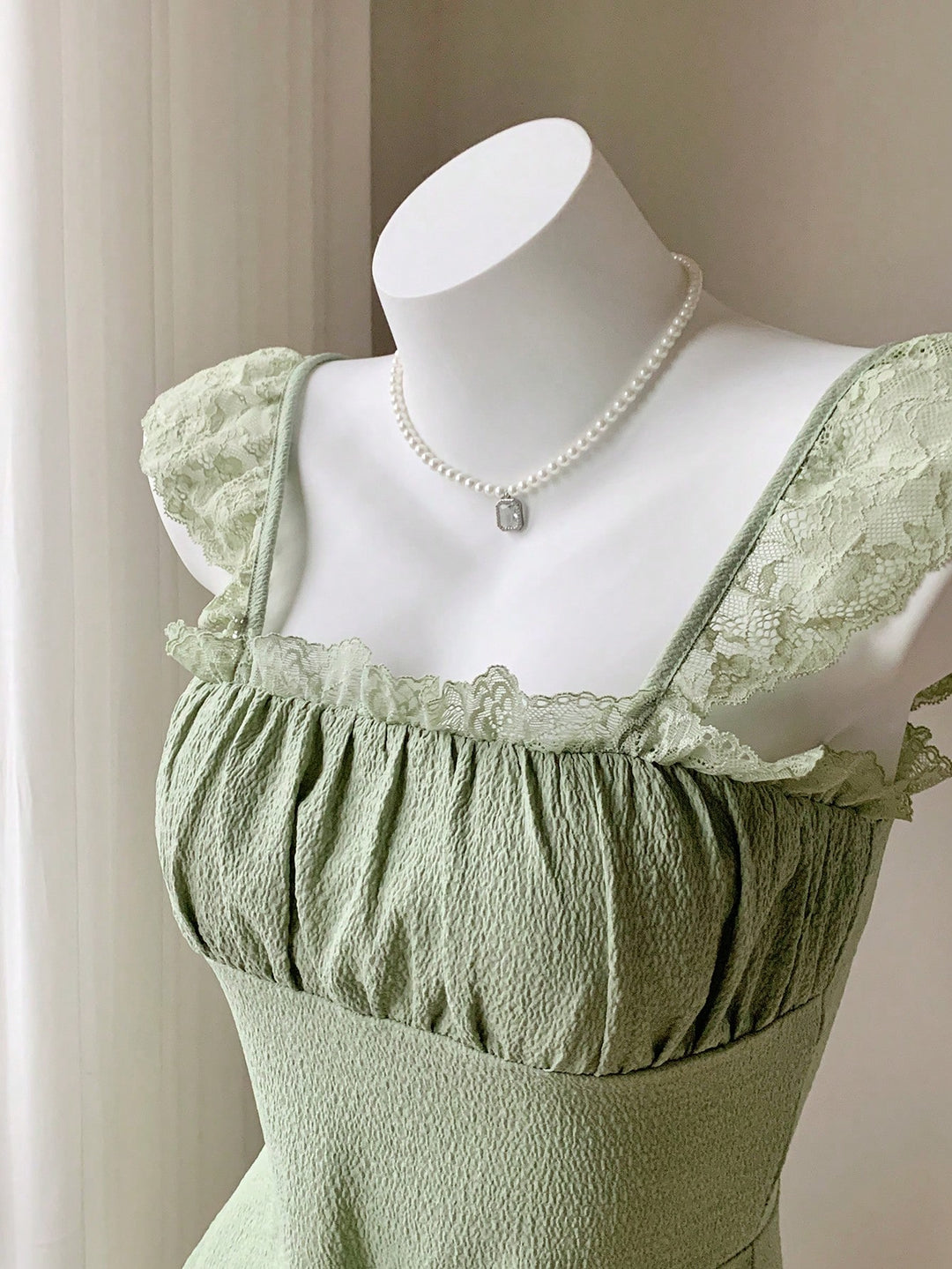 SHEIN mini ruha, zöld