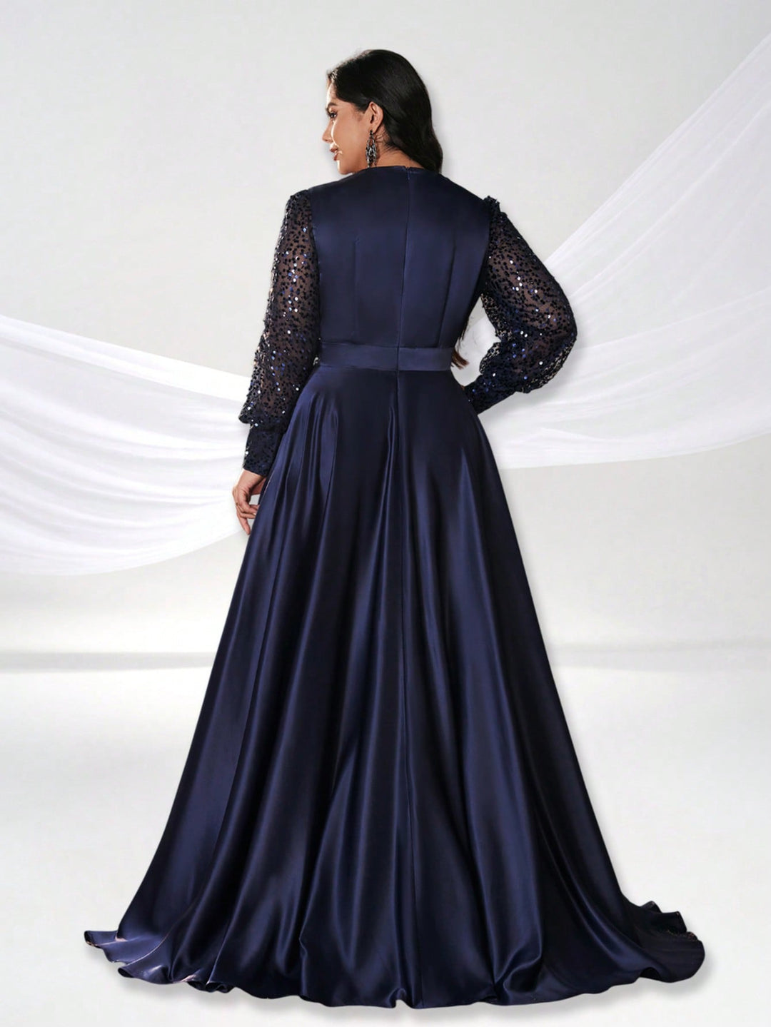 Rochie de ocazie SHEIN, albastru