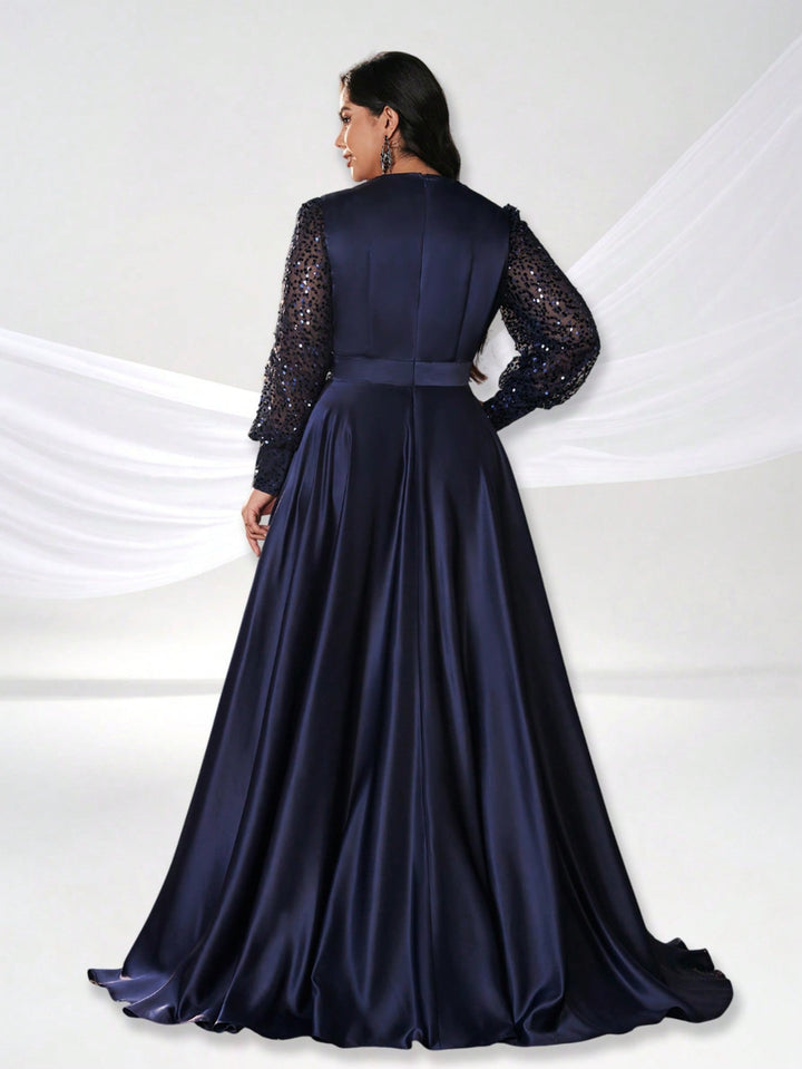 Rochie de ocazie SHEIN, albastru