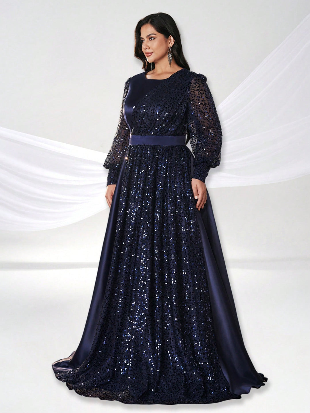 Rochie de ocazie SHEIN, albastru