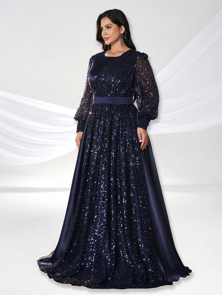 Rochie de ocazie SHEIN, albastru