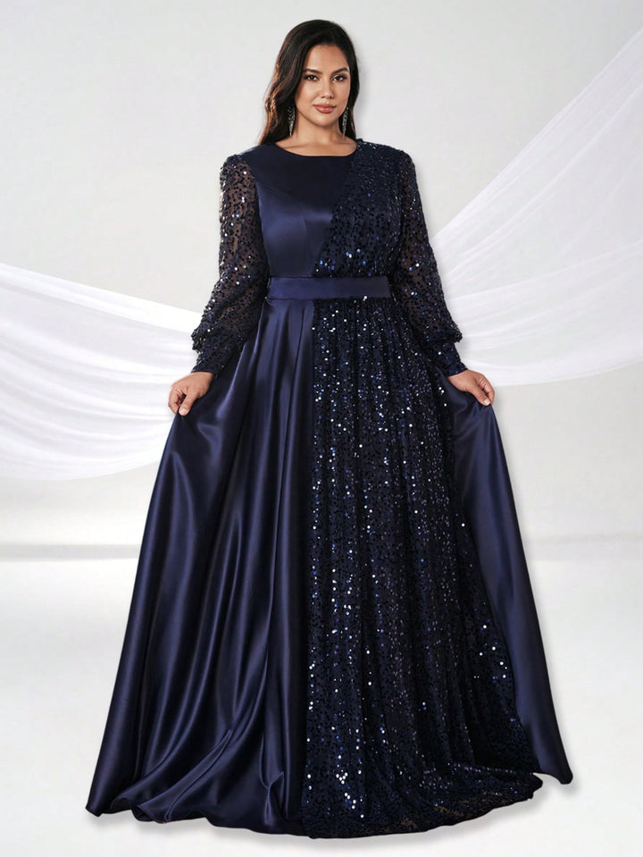 Rochie de ocazie SHEIN, albastru