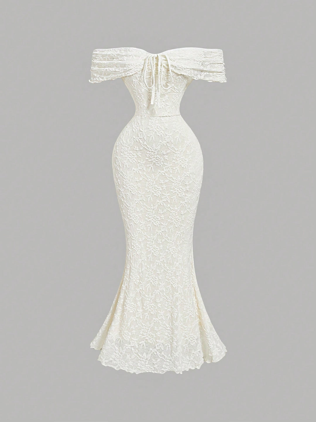 Rochie maxi SHEIN, crem