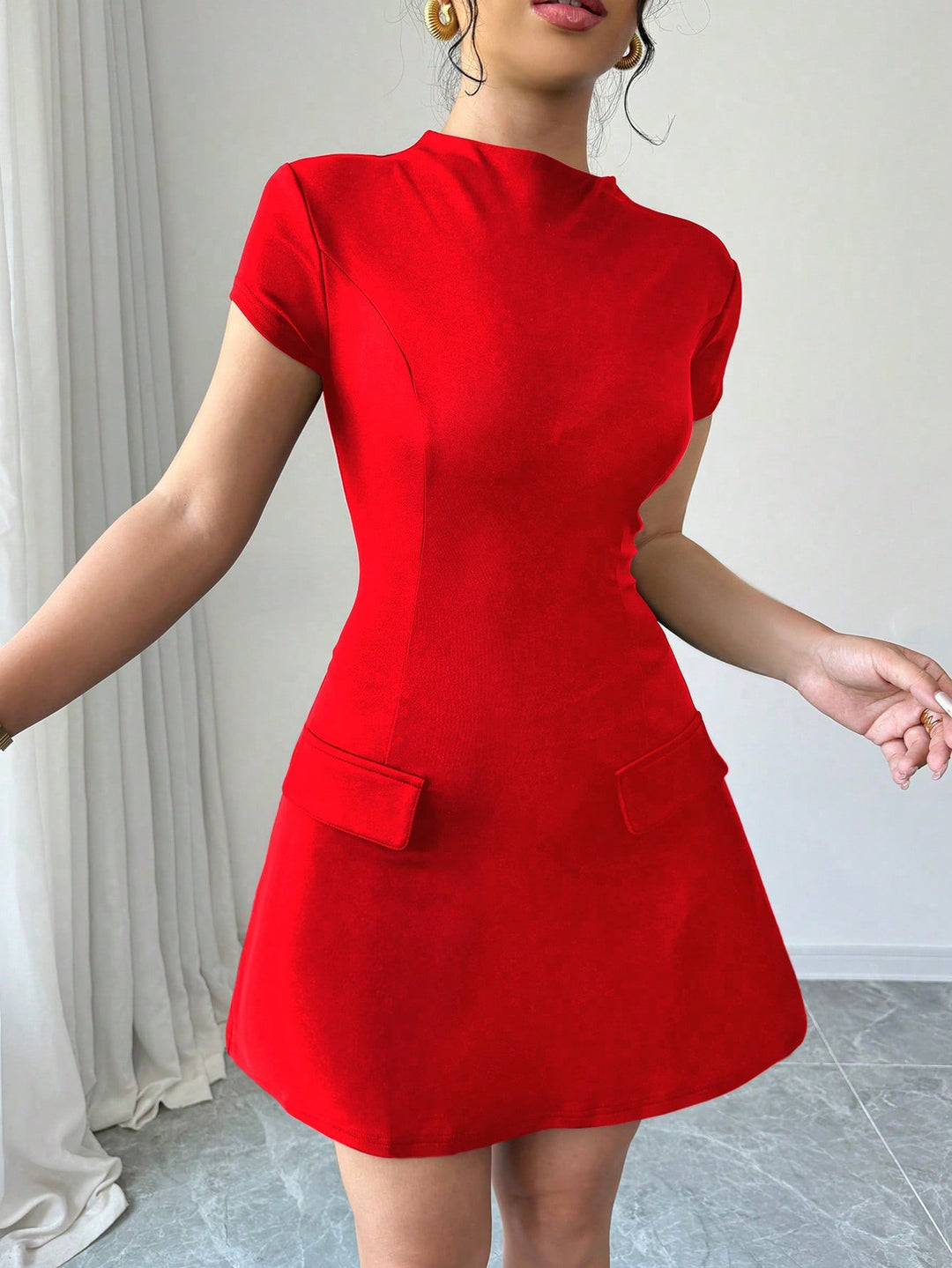 Rochie mini SHEIN, roșu
