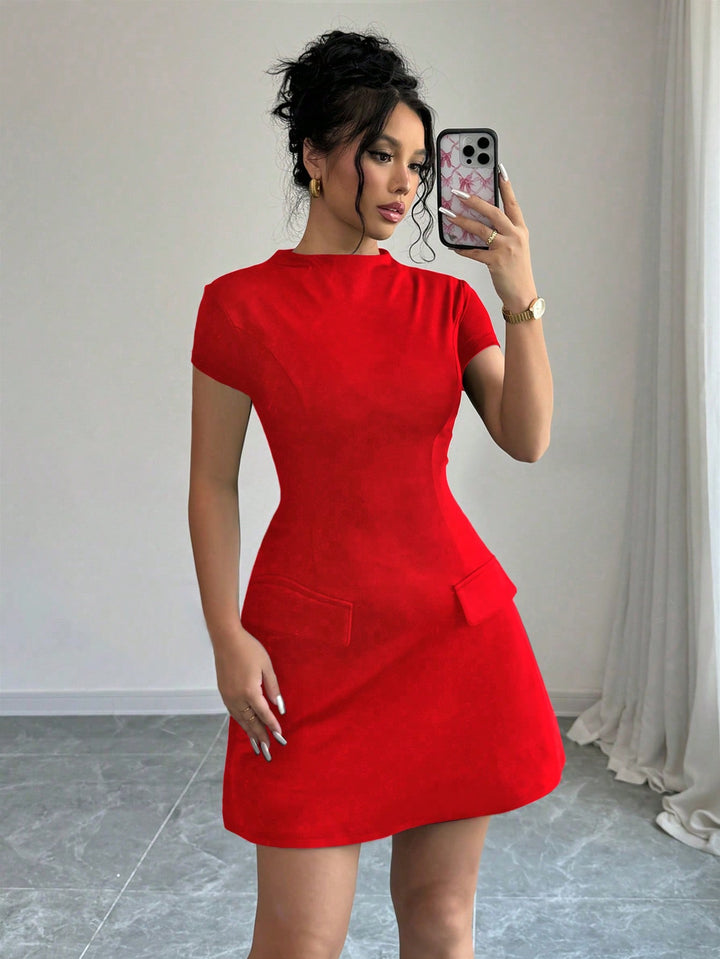 Rochie mini SHEIN, roșu